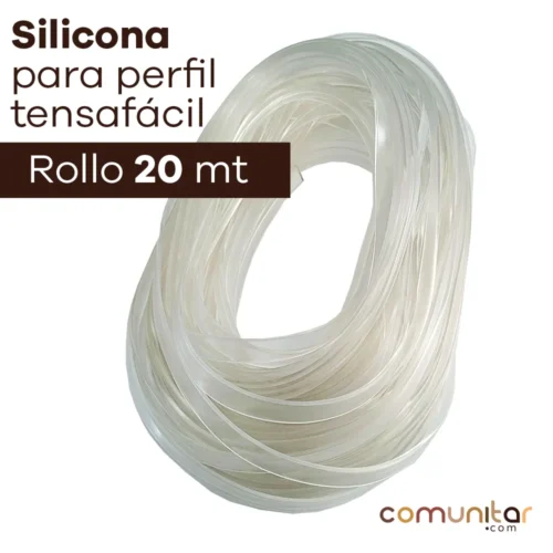 rollo de silicona para perfil tensafacil